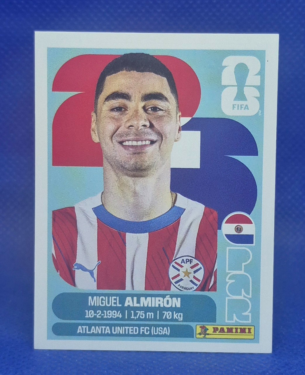 2026 Panini FIFA World Cup Sticker Miguel Almiron #PAR 17 – Paraguay