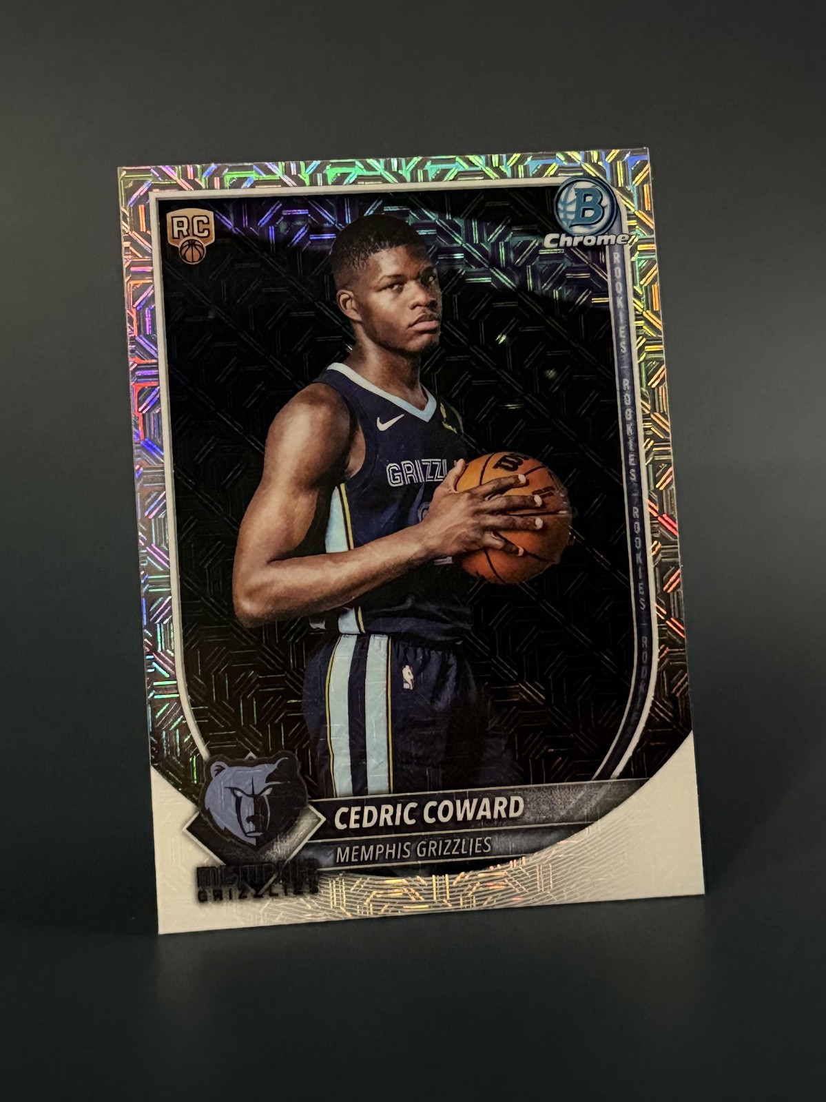 2025-26 Bowman Chrome Cedric Coward #BCV-11 RC Mojo Refractor
