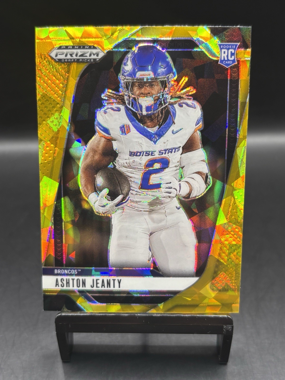 2025 Panini Prizm Draft Picks – Ashton Jeanty #13 Gold Ice Prizm (RC)