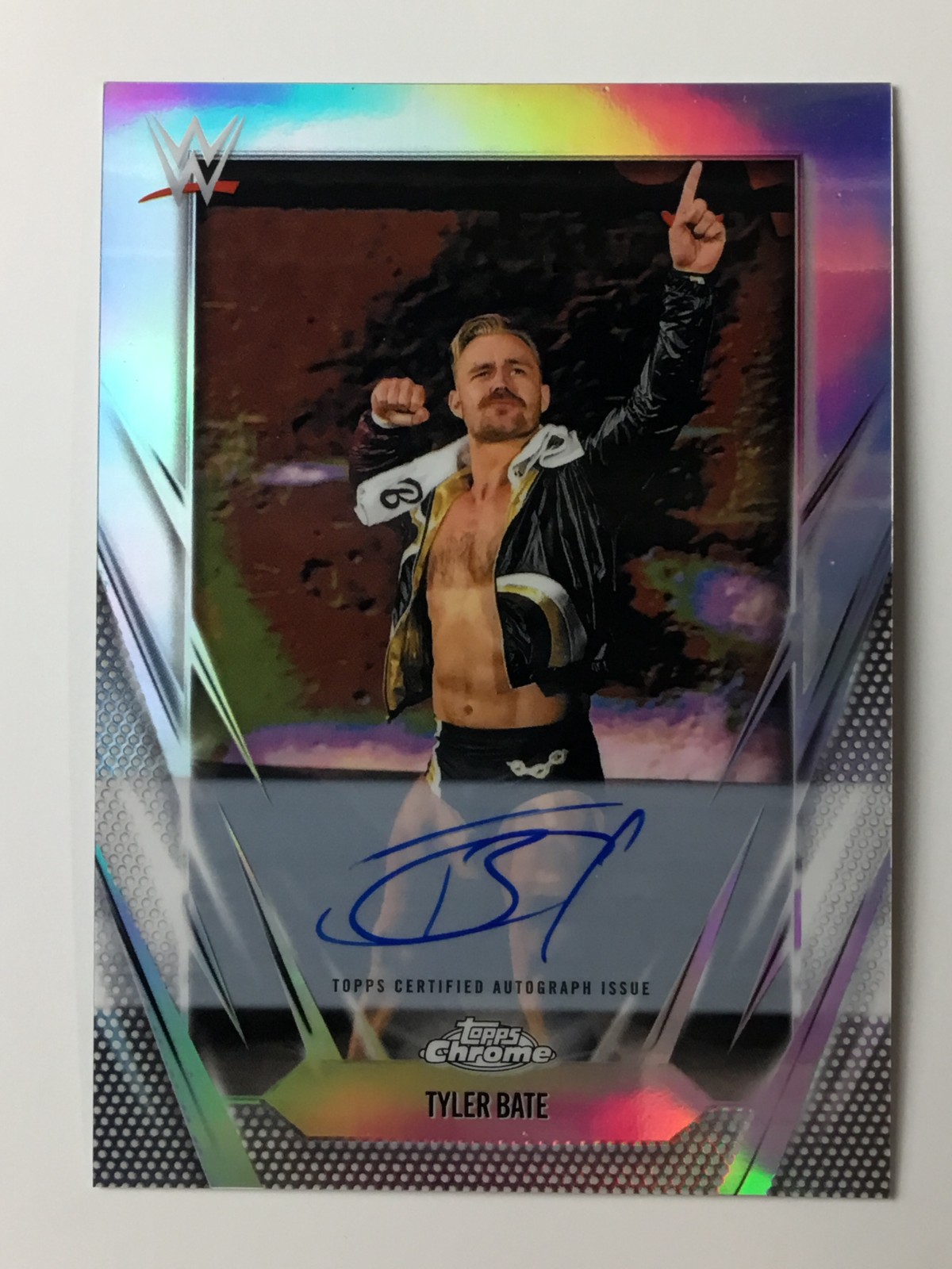 2026 Topps Chrome WWE #BCA-TBT Tyler Bate Base Autographs Wrestling