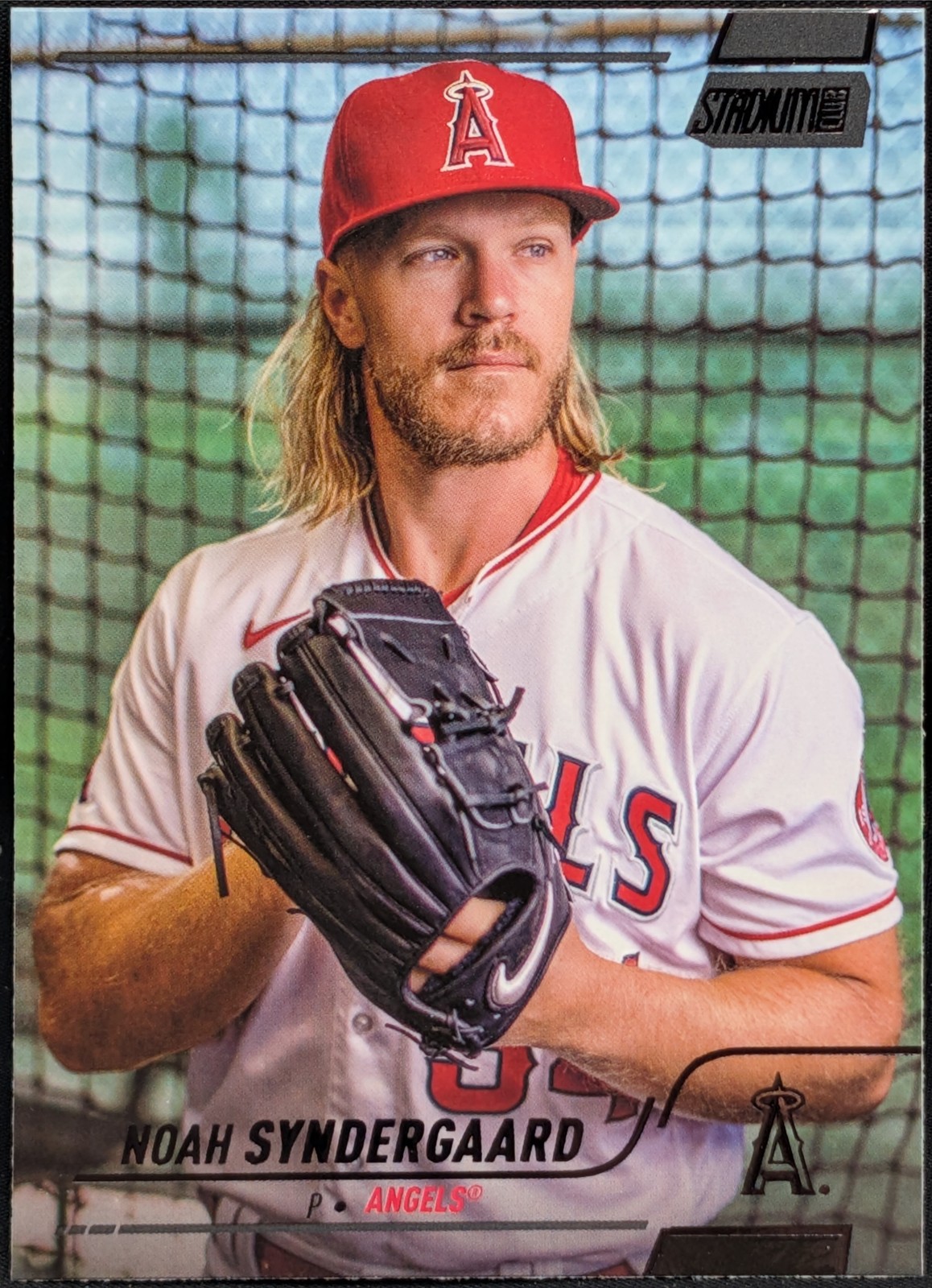 2022 Stadium Club Black Foil Parallel #11 Noah Syndergaard Los Angeles Angels
