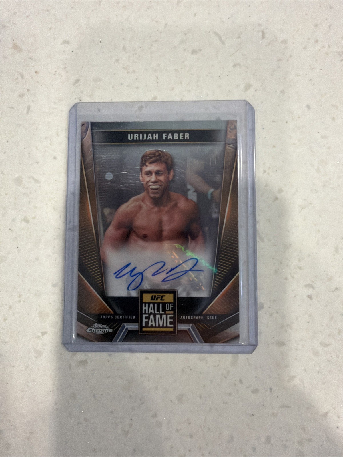2024 Topps Chrome UFC Urijah Faber Hall of Fame Autograph