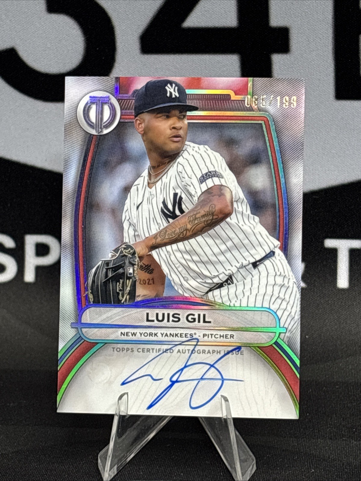 2025 Topps Tribute – Tribute Autographs Luis Gil #TA-GIL /199 (AU)