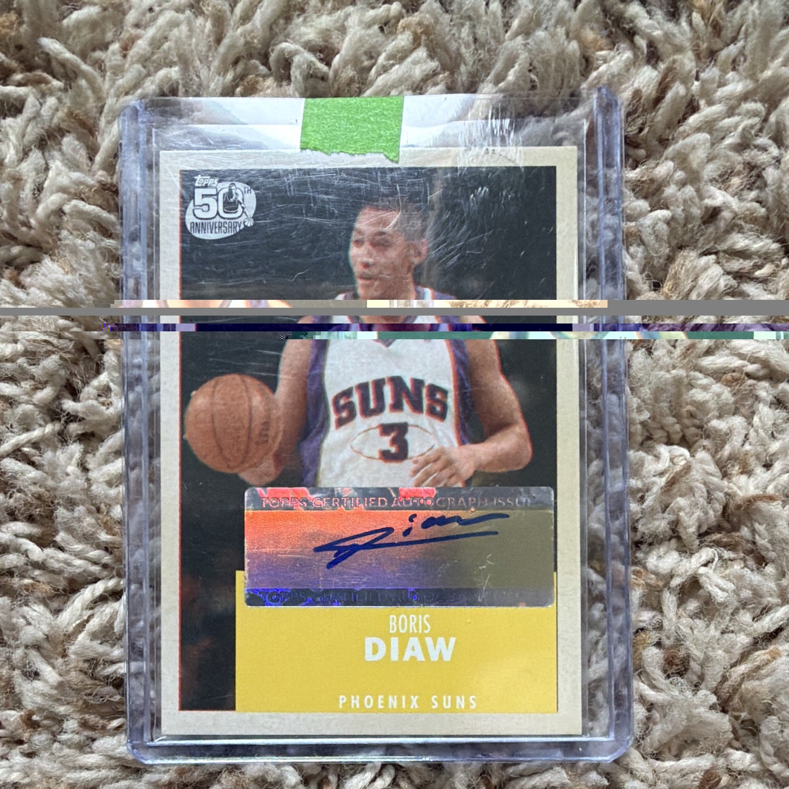 2007-08 Topps – Boris Diaw #63 1957-58 Variations Autographs (AU)