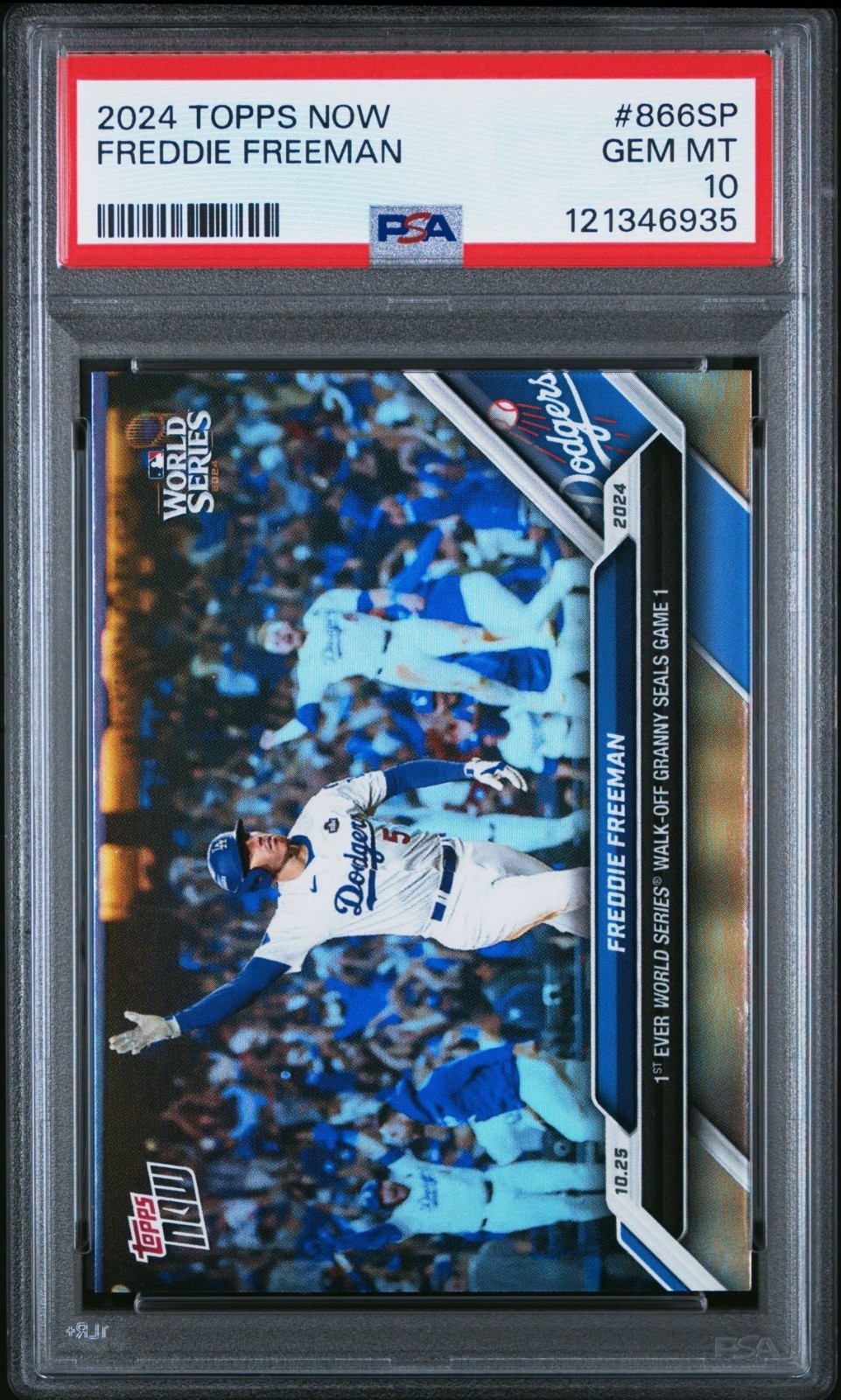 🔥 2024 TOPPS NOW Freddie Freeman #866SP Variations Limited print