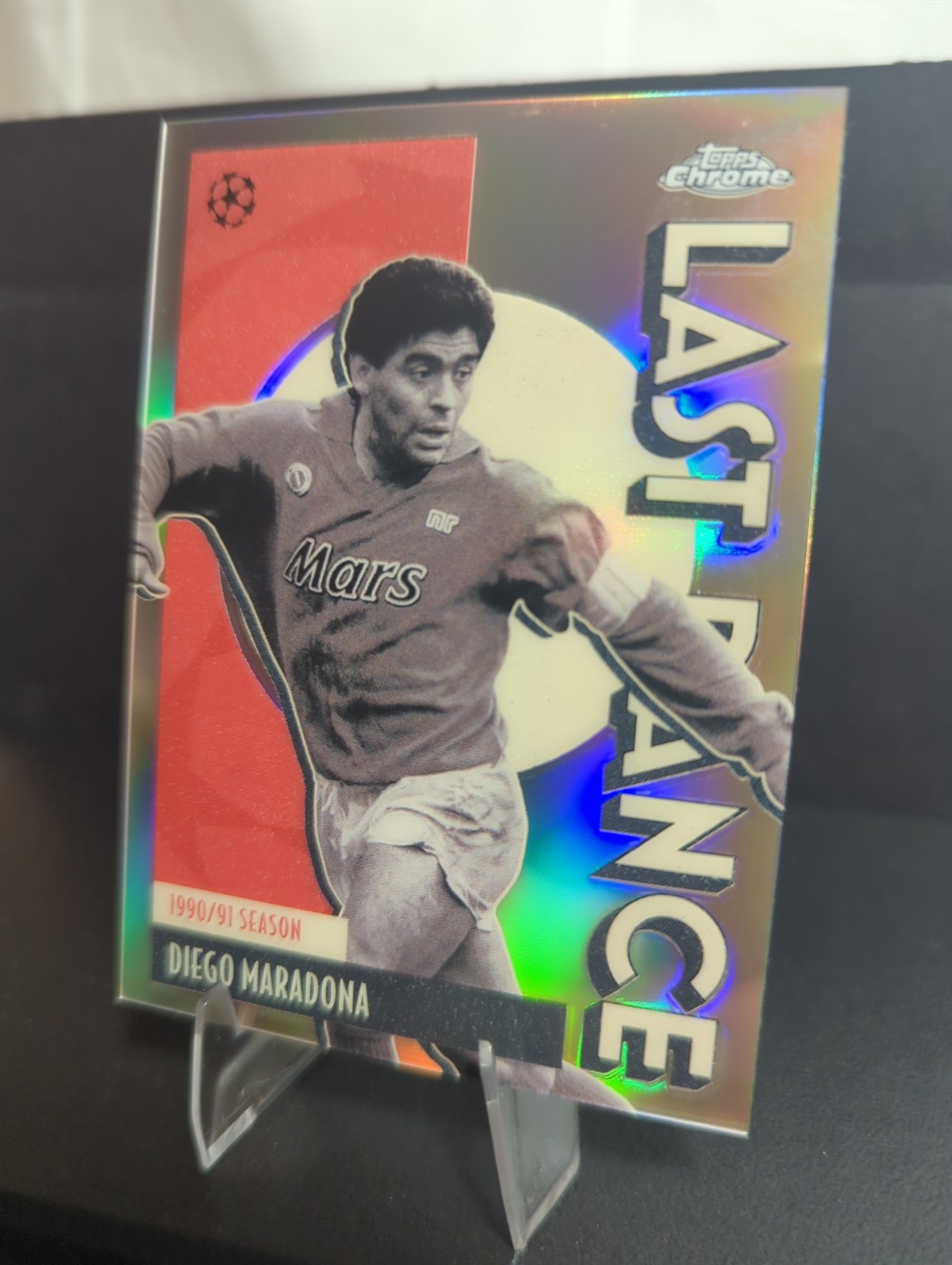 2025-26 Topps chrome UEFA soccer last dance-Diego Maradona