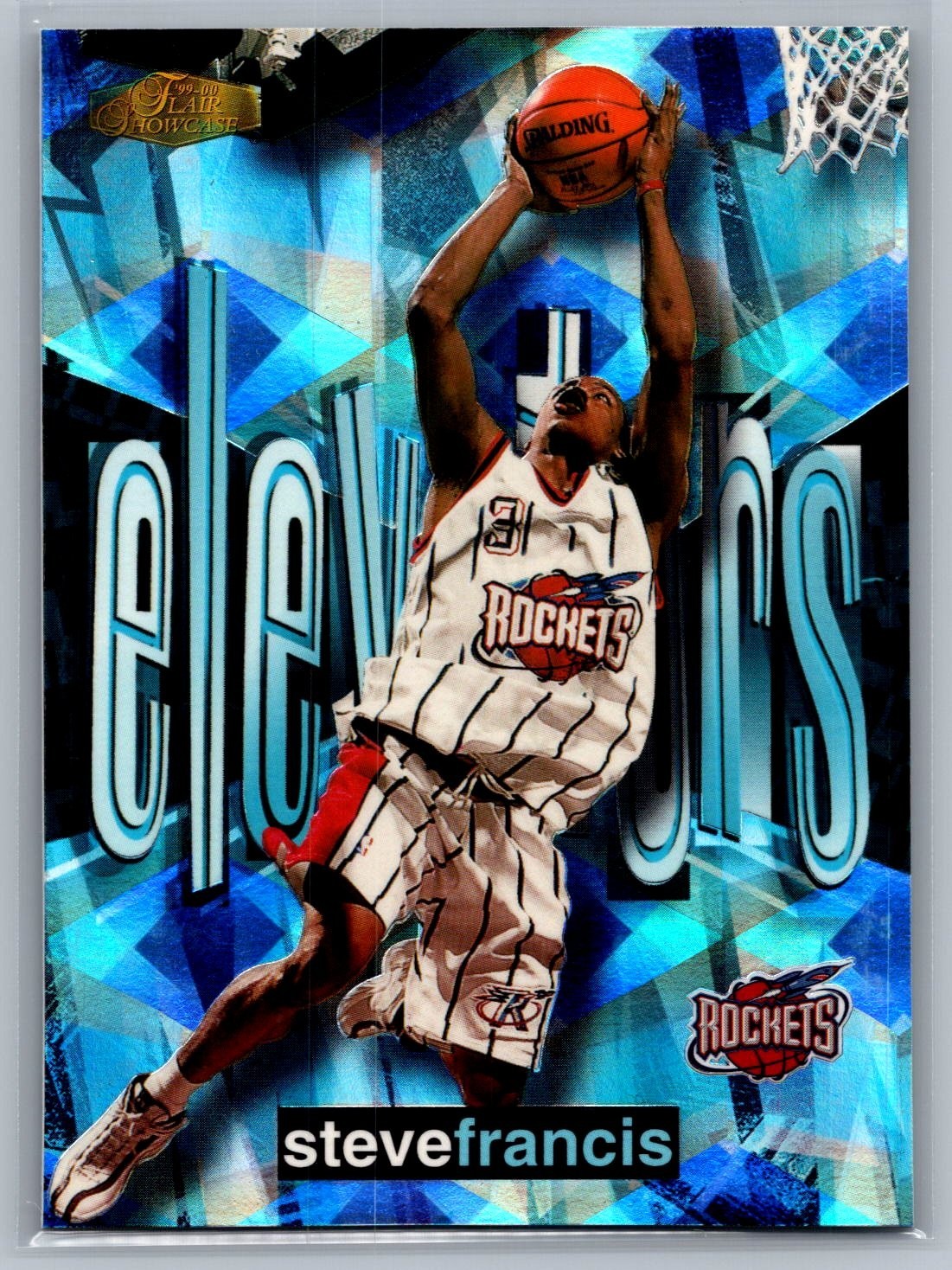 1999-00 Flair Showcase – Elevators Steve Francis #9E (RC)
