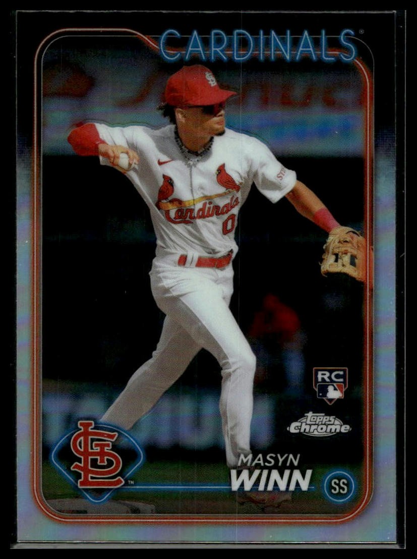 2024 Topps Chrome #189 Masyn Winn Refractors