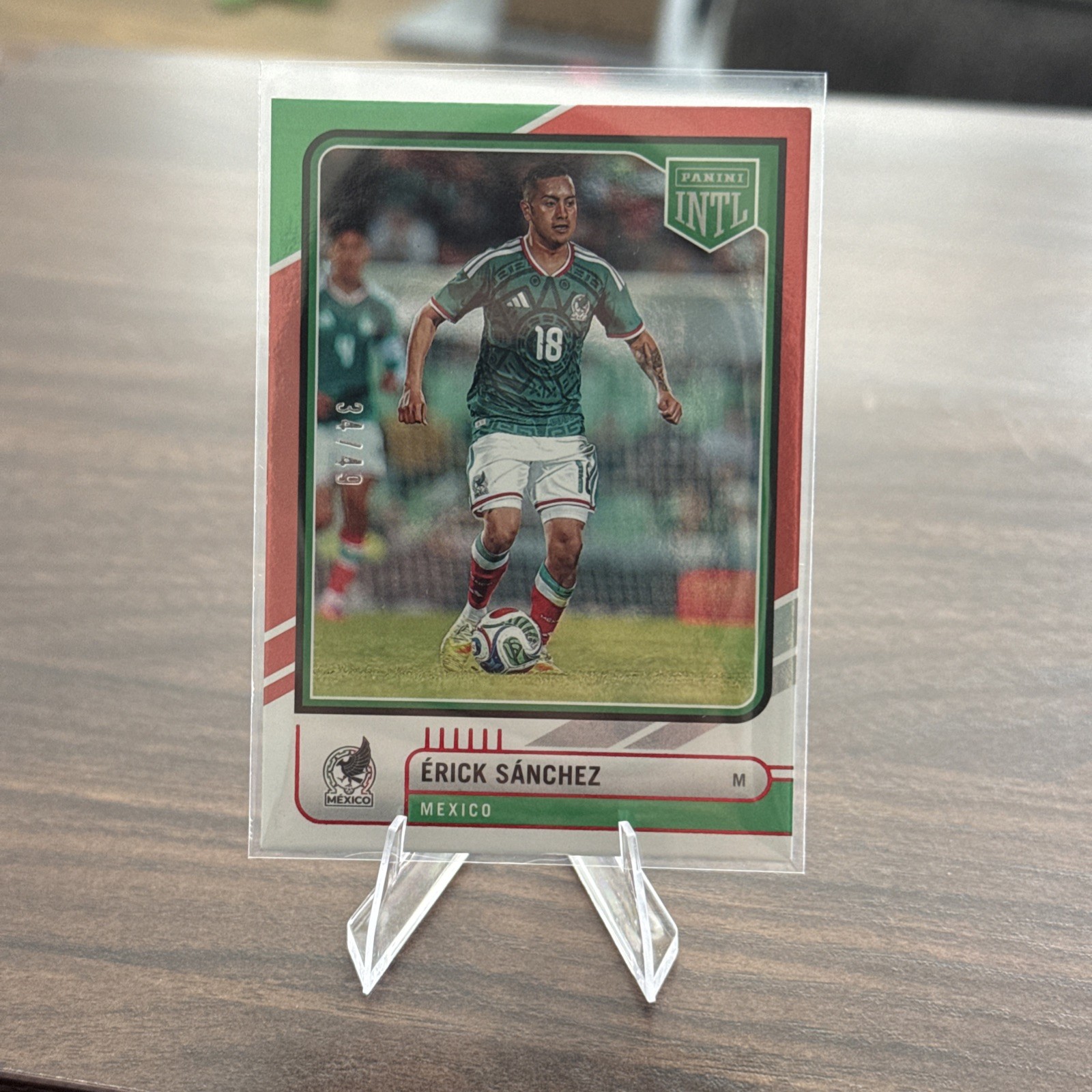 Panini Mexico Intl 2026 Erick Sanchez Red Foil 9/49