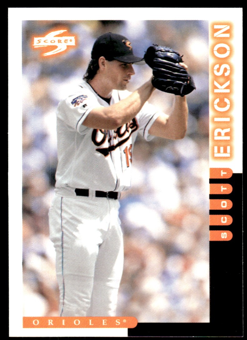 Scott Erickson 1998 Score #161 Orioles MLB READ FREE SHIPPING AutographDen
