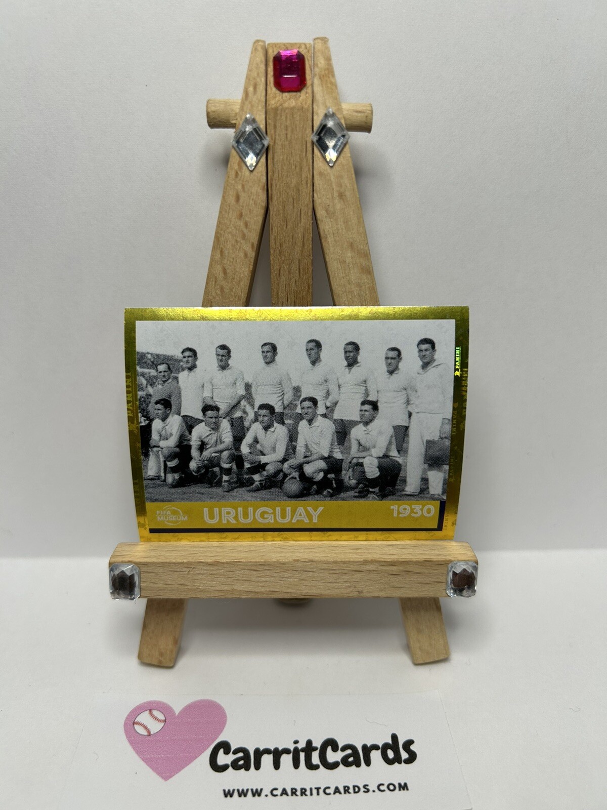 URUGUAY 2022 Panini World Cup Qatar Stickers GOLD FOIL 1930 Team Photo #FWC19