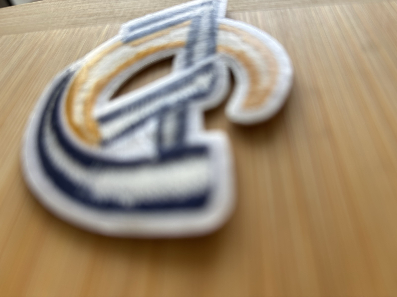 Los Angeles Rams Embroidered Iron On Patch Great On Jackets & Hats Free Shipping