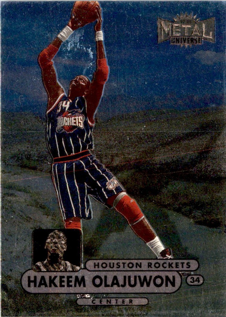 1998-99 Metal Universe Hakeem Olajuwon Houston Rockets #61