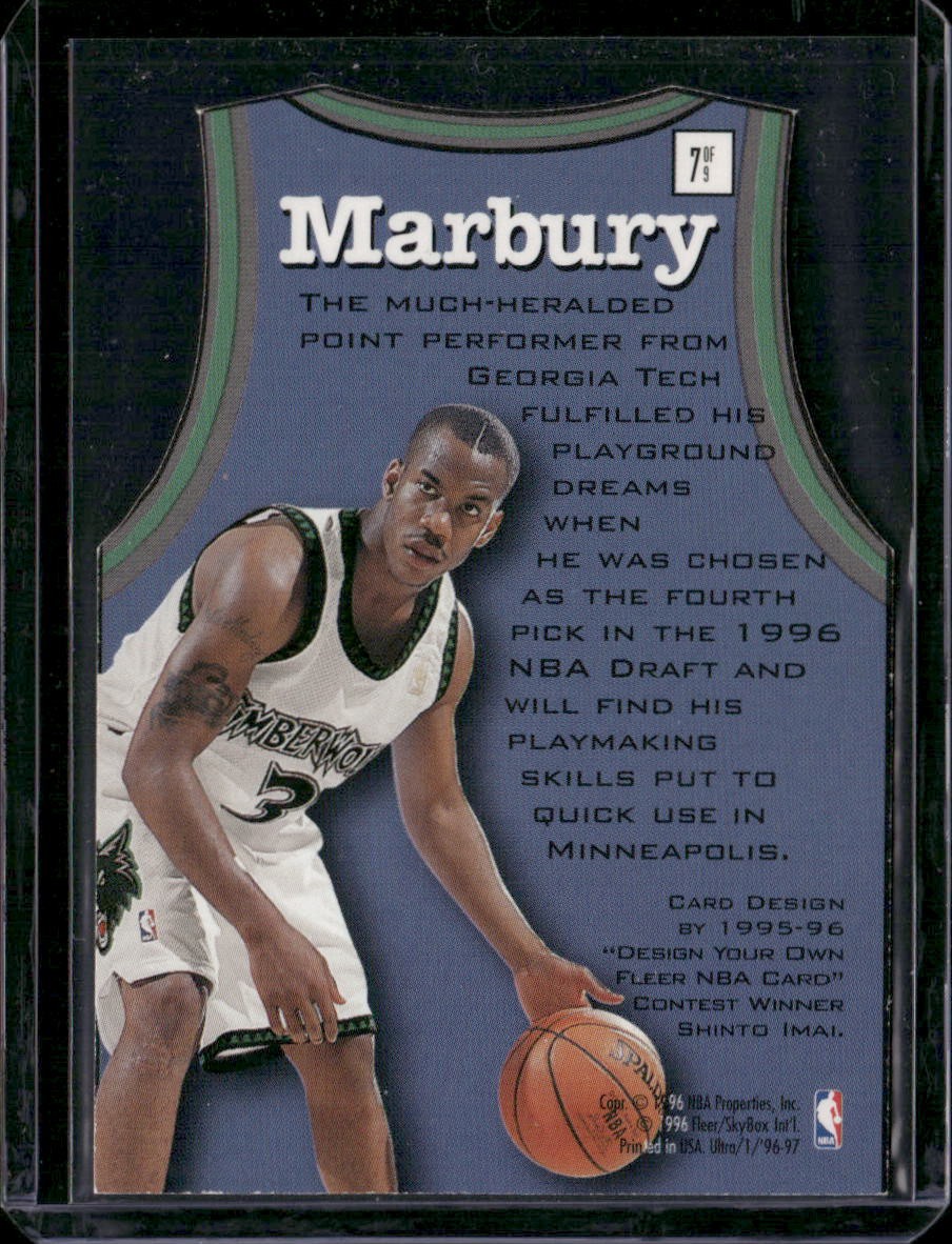 1996-97 Ultra #7 Stephon Marbury Fresh Faces