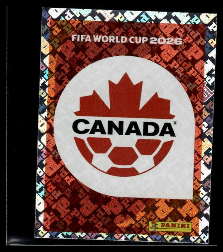2026 Panini FIFA World Cup Stickers Italy Back Emblem FOIL #CAN1 Canada