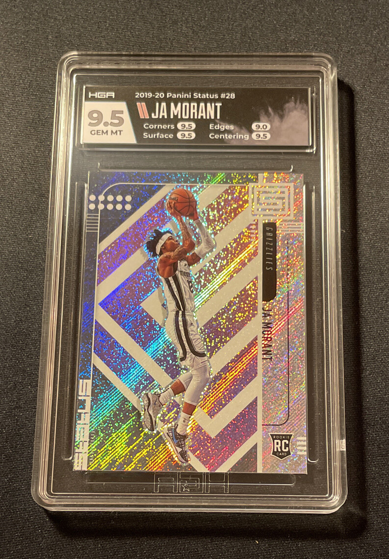 Ja Morant 2019 Status Rookie RC #28 Graded HGA 9.5 Gem Mint