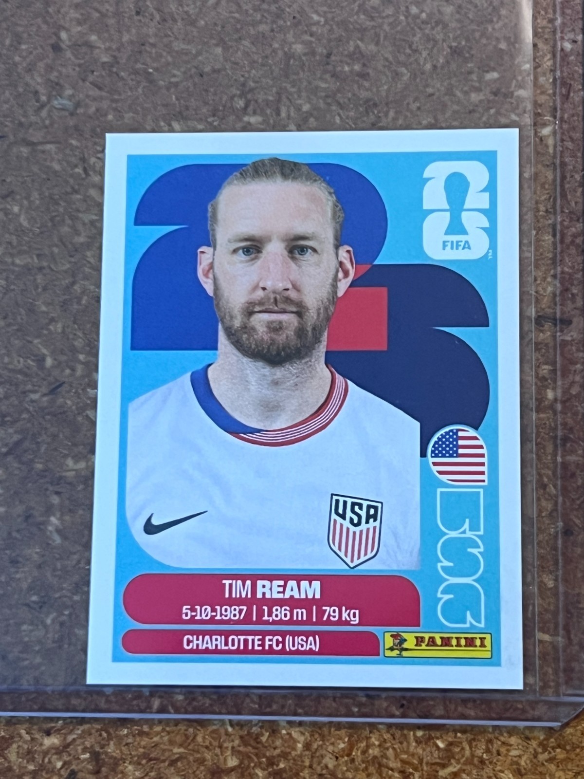 2026 Panini FIFA World Cup Soccer Sticker US Edition # USA 4 Tim Ream