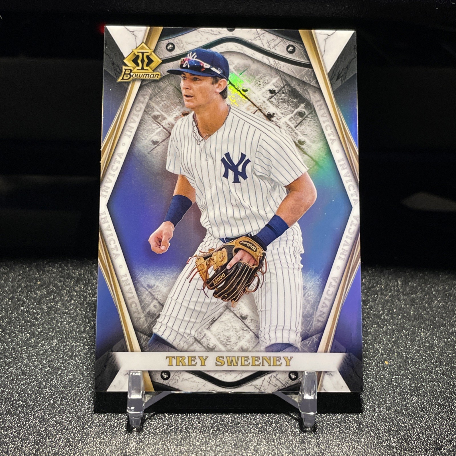 2022 Bowman Invicta Trey Sweeney #BI-6 Yankees Tigers