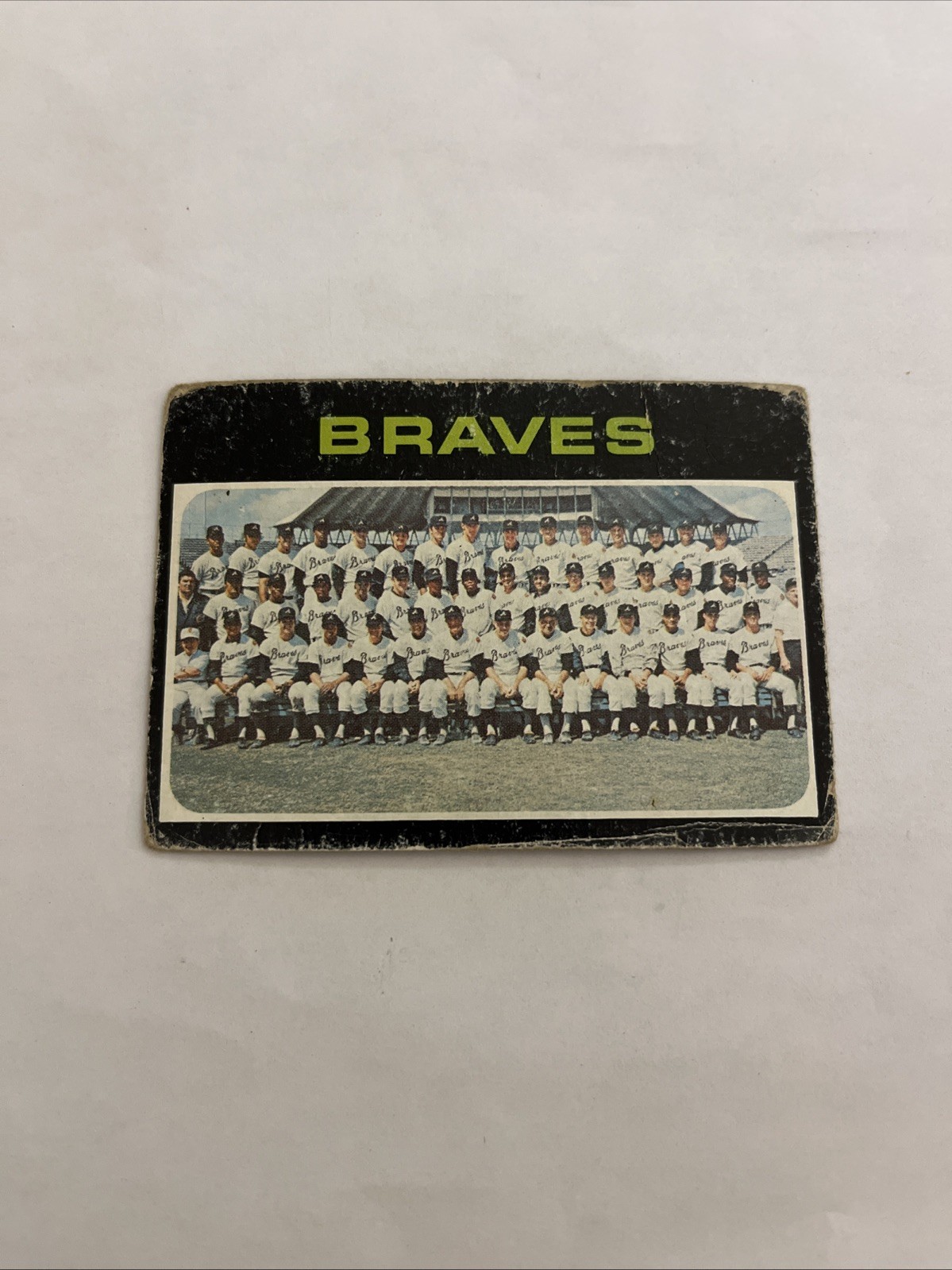 1971 Topps – High # Atlanta Braves #652