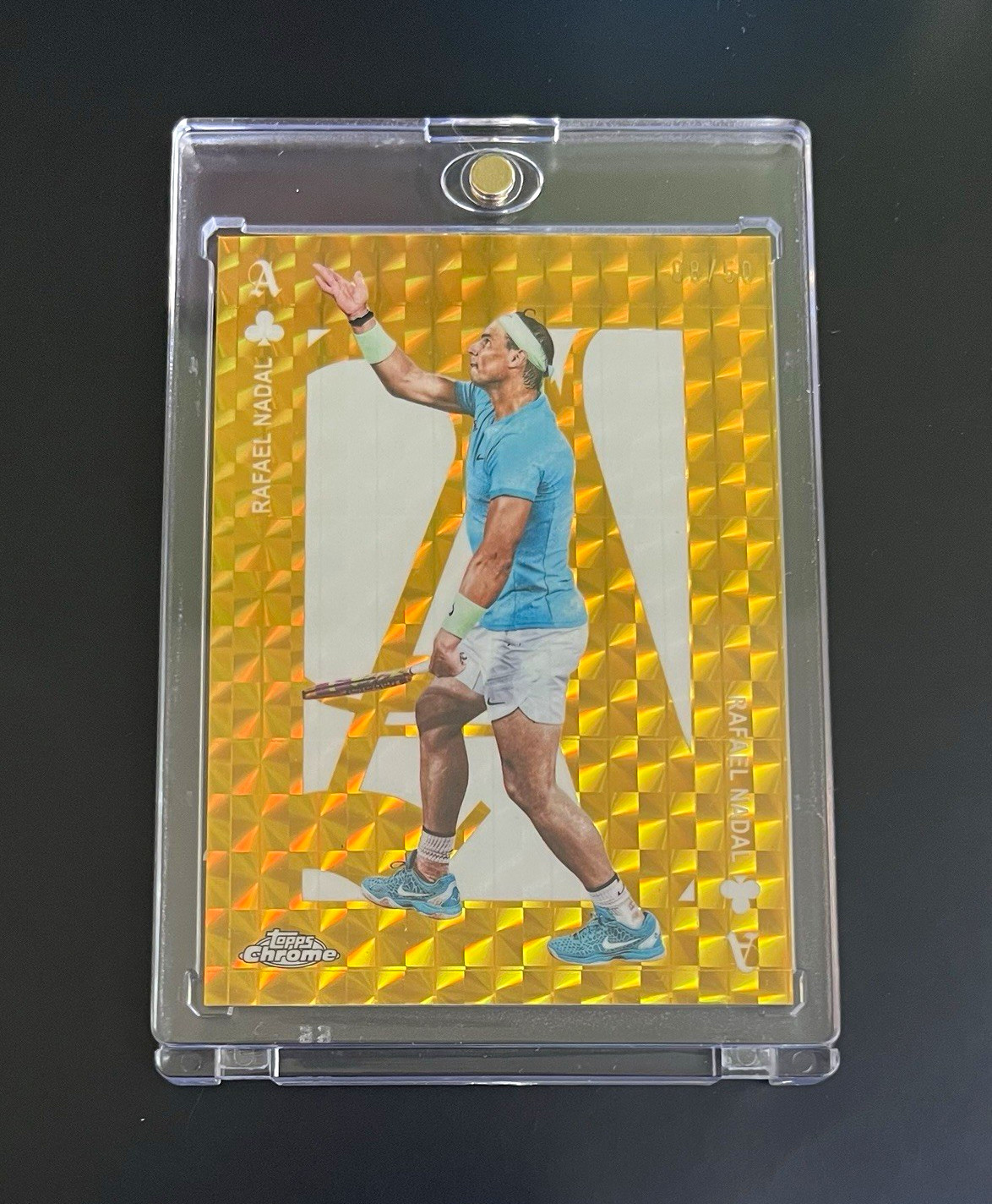 2025 Topps Chrome Rafael Nadal Aces Gold Geometric /50 Refractor ACE-22 🔥🔥