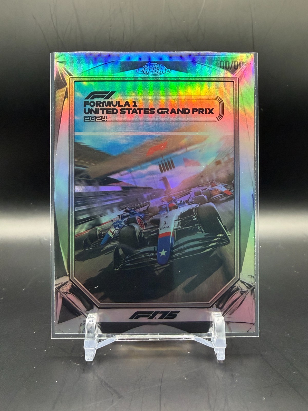 Topps Chrome Formula 1 – Diamond Drives United States Grand Prix F175-8 – F1