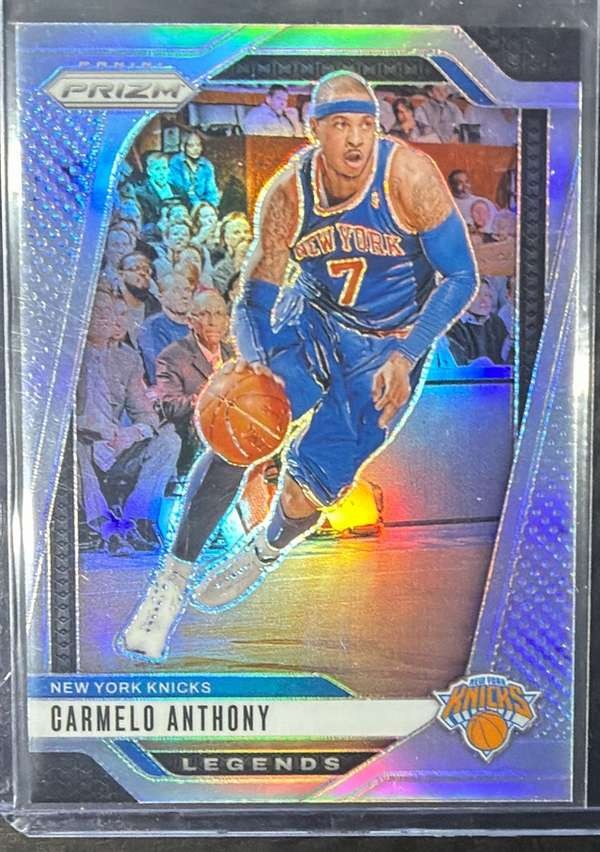 2024-25 Panini Prizm – Prizms Silver #285 Carmelo Anthony Near Mint
