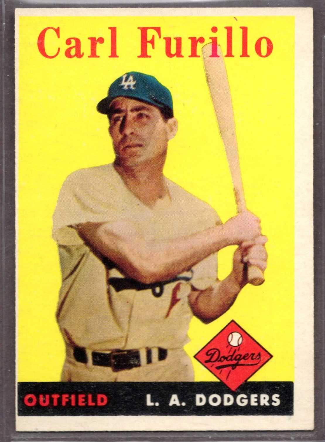 1958 Topps Set-Break #417 Carl Furillo As EX-EXMINT *JAYSACE*