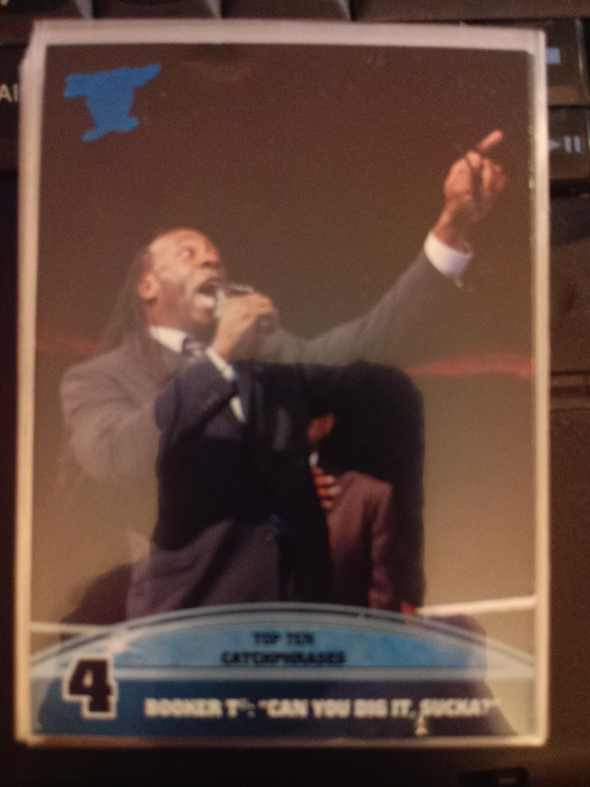 2013 Topps Best of WWE Top Ten Catchphrases #4 Booker T: Can You Dig It, Sucka?