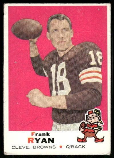 1969 Topps Frank Ryan #140 Cleveland Browns