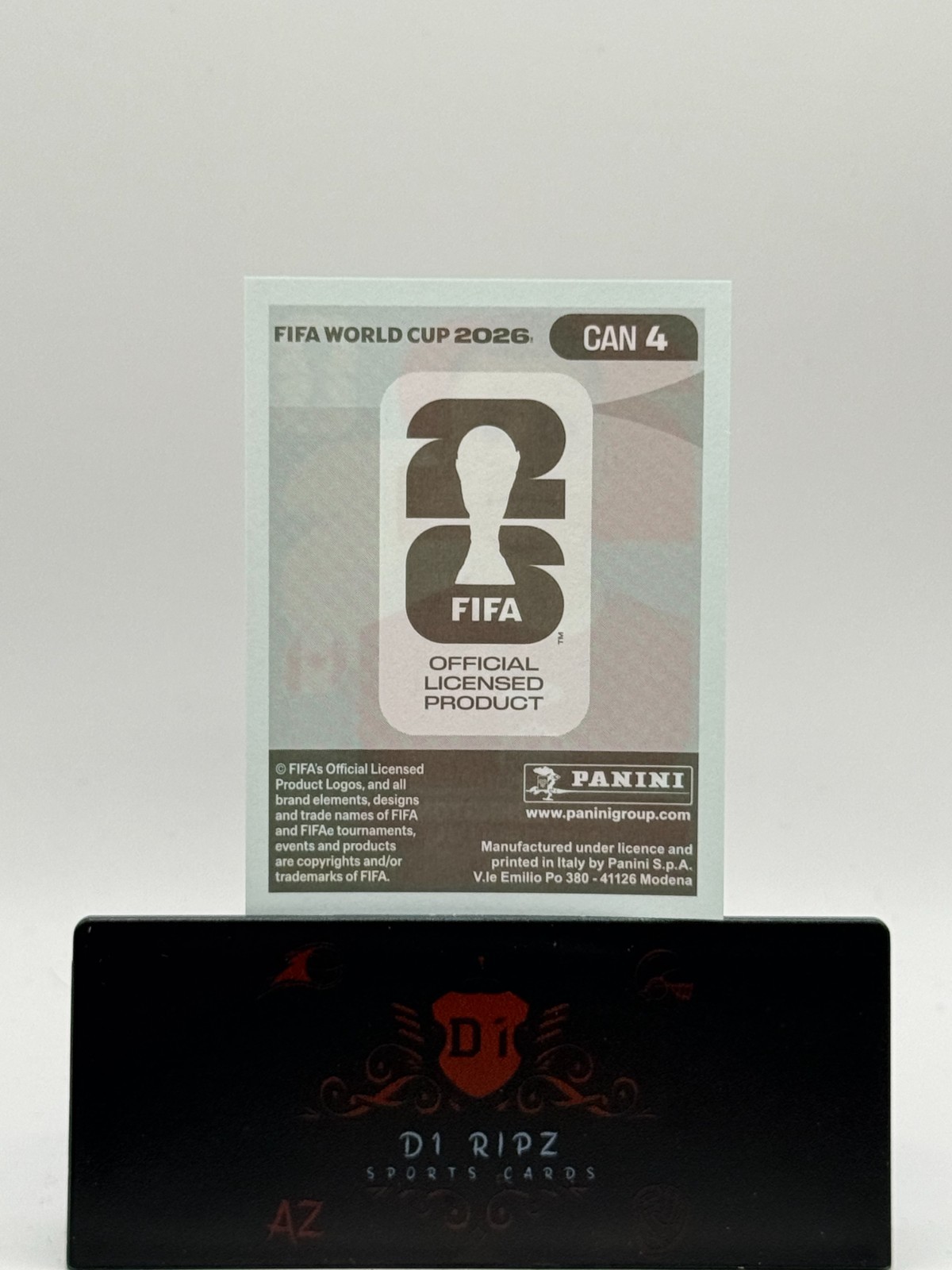 2026 Panini Internat FIFA World Cup Sticker Collection – Alistair Johnston #CAN4