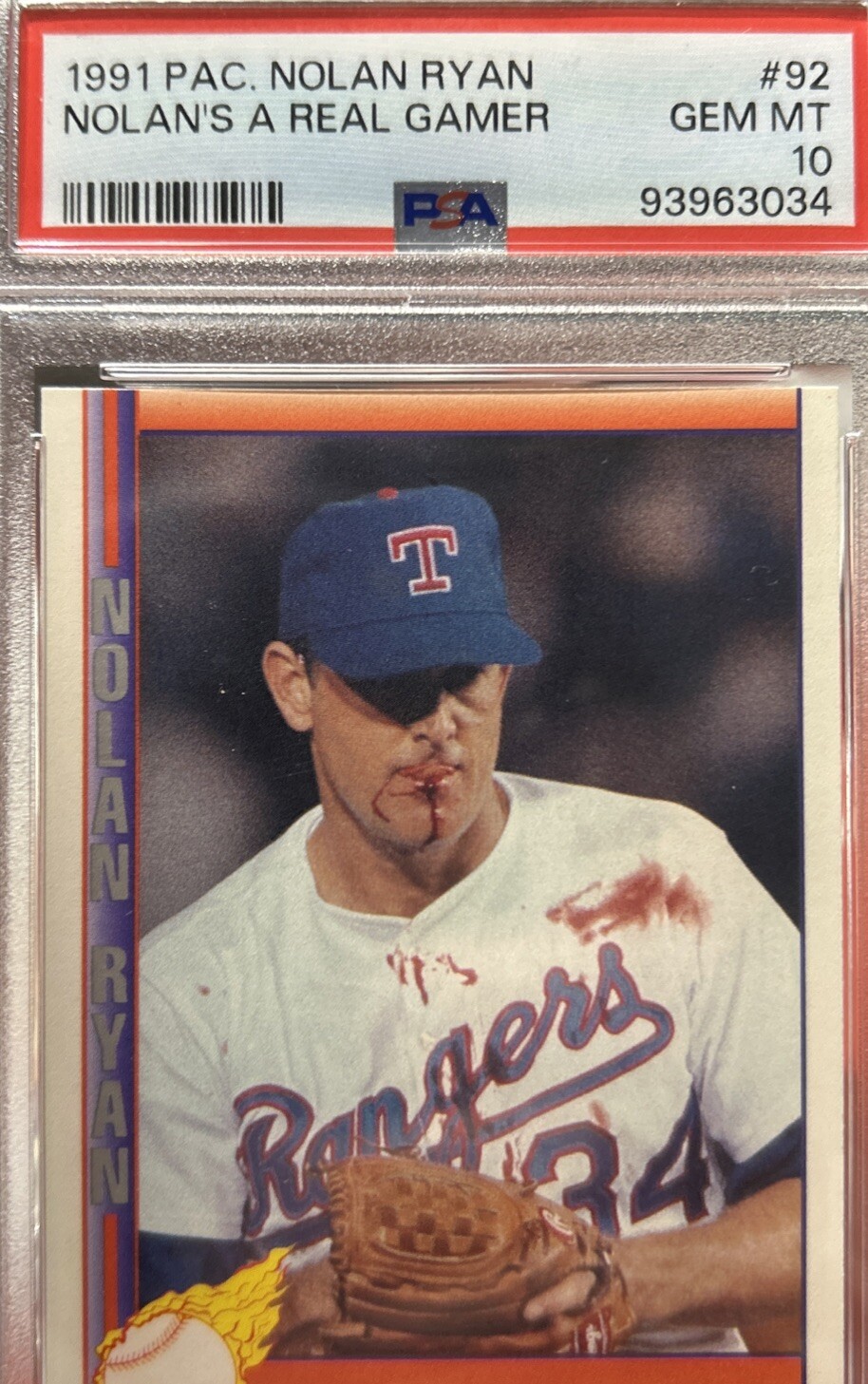 1991 Pacific Nolan Ryan Texas Express – #92 Nolan Ryan