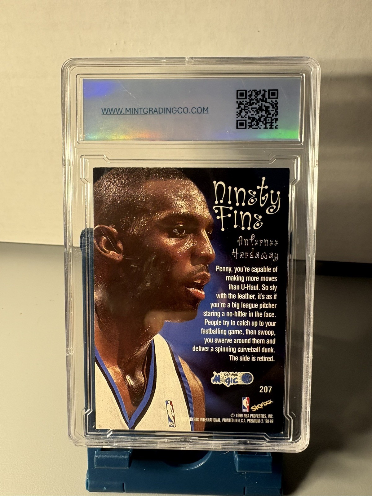 1998-99 Skybox Premium – Ninety Fine Anfernee Hardaway #207