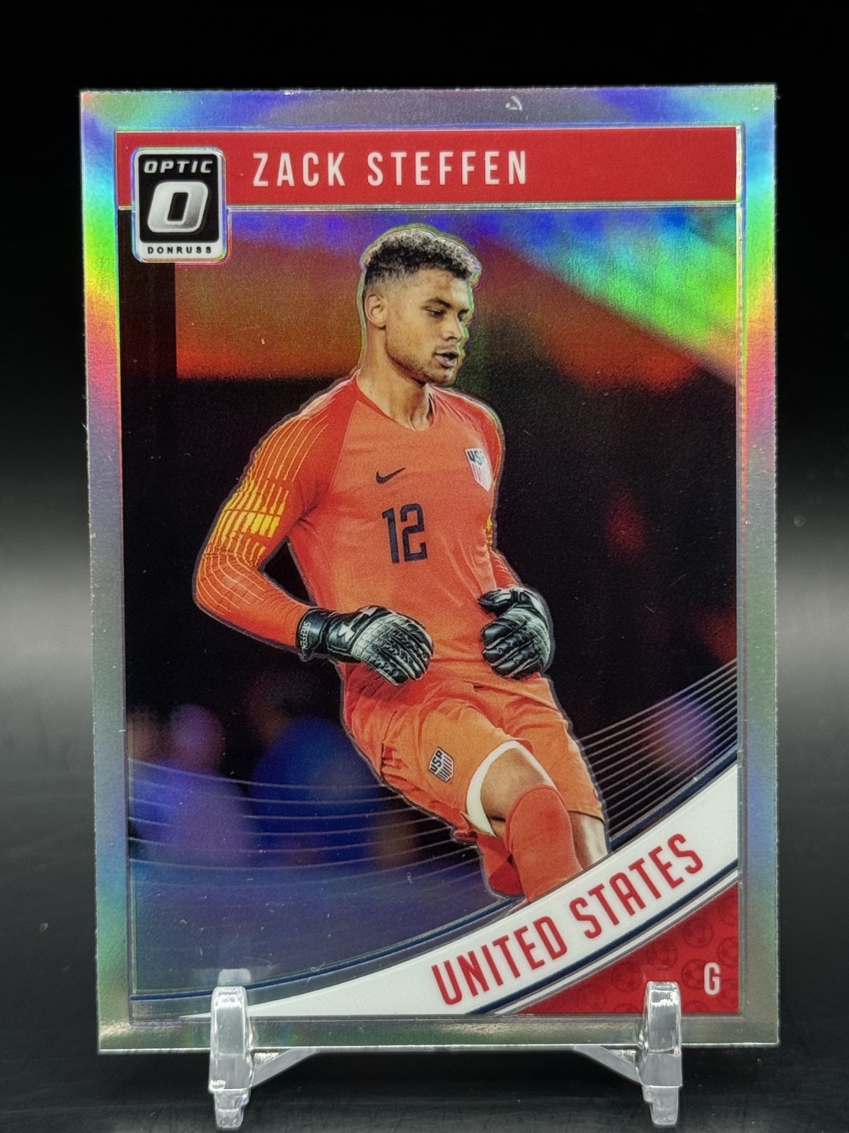 2018-19 Donruss FIFA Soccer Zach Steffen #175 Optic Holo United States