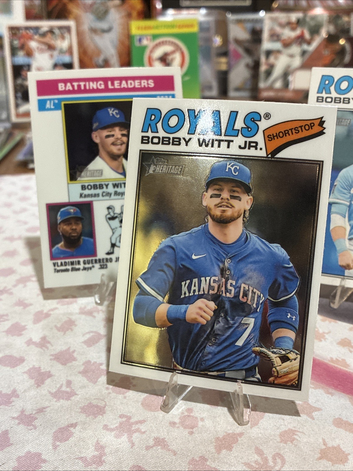 Bobby Witt Jr. 2026 Topps Heritage Image Variation SSP #160 KC Royals +2 Chrome