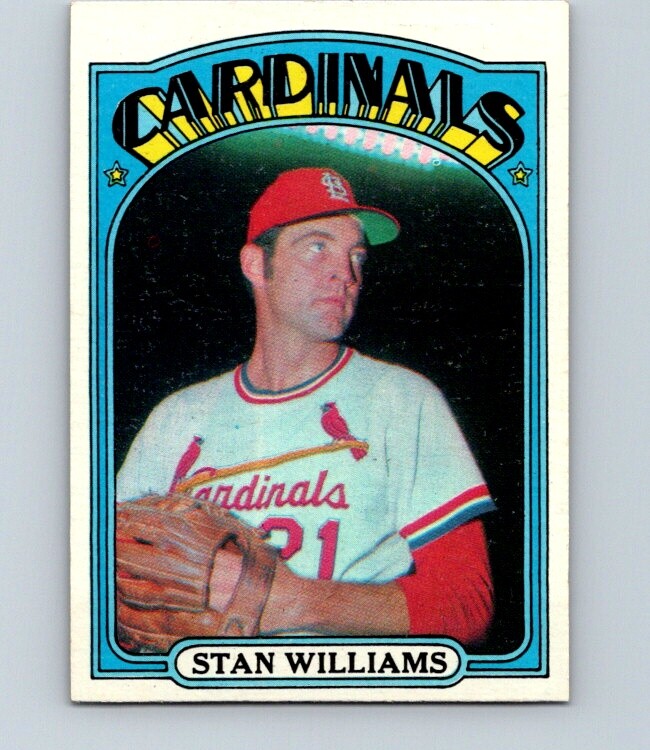 1972 TOPPS BASEBALL #9 STAN WILLIAMS NRMT GV