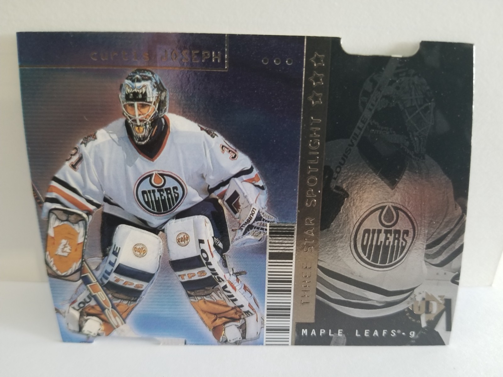 1998-99 Upper Deck UD3 Three Star Spotlight Die-Cut /1000 Curtis Joseph #101