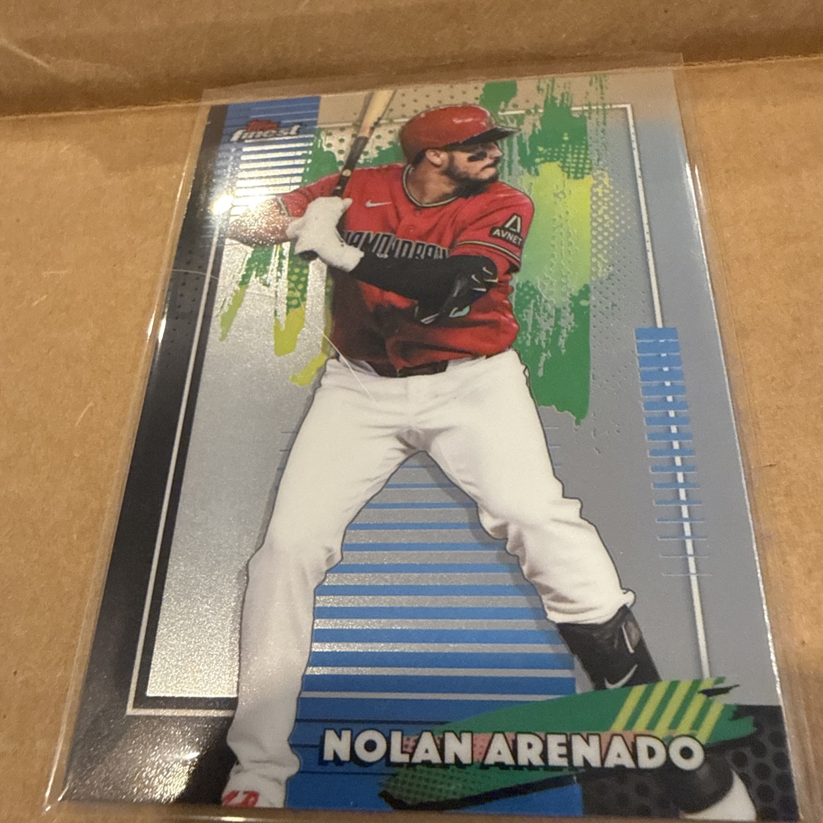 Topps 2025 Topps Finest Nolan Arenado #17 Arizona Diamondbacks MLB Card