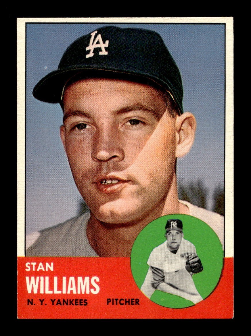 1963 Topps #42 Stan Williams Yankees NEAR MINT *u9