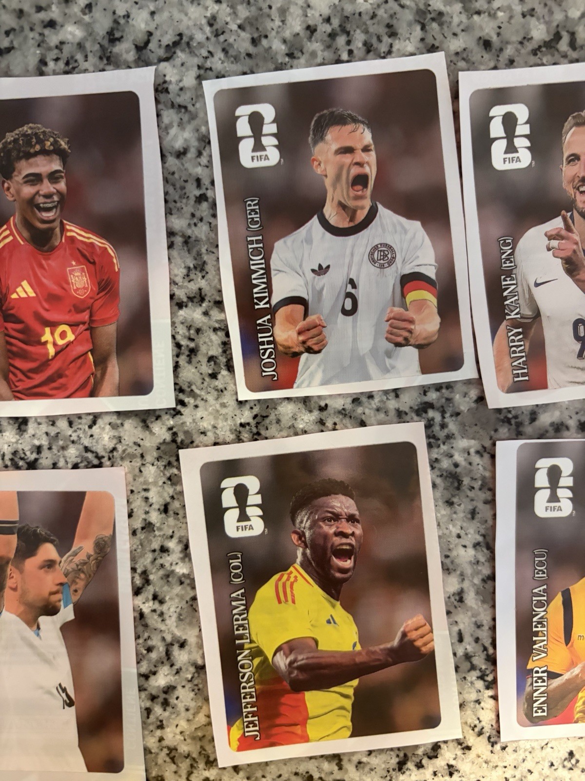 Panini FIFA World Cup 2026 Coca-Cola Complete 14 Sticker Set Rare LATAM Version