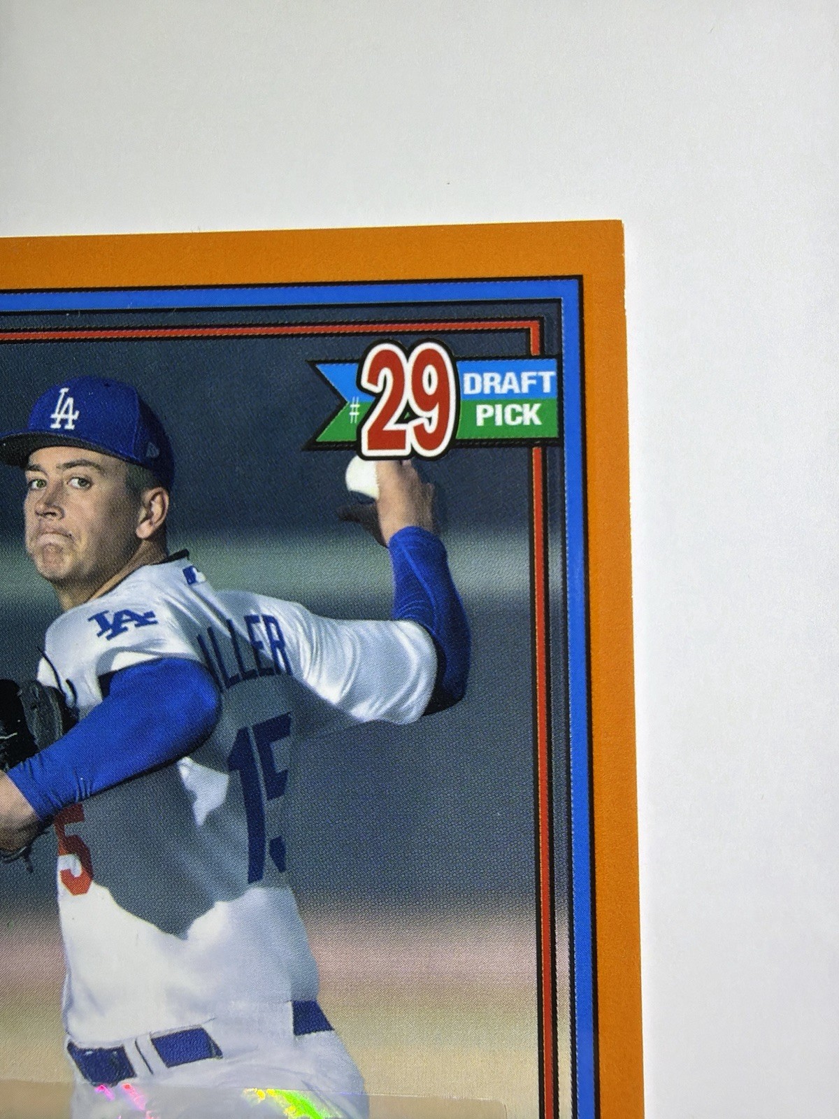 2021 Topps Pro Debut Bobby Miller Orange Auto #20/25 Dodgers Prospect Autograph