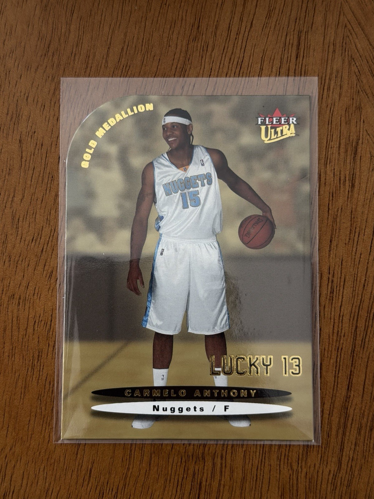 2003-04 Fleer Ultra – Lucky 13 Carmelo Anthony #173 Gold Medallion (RC)