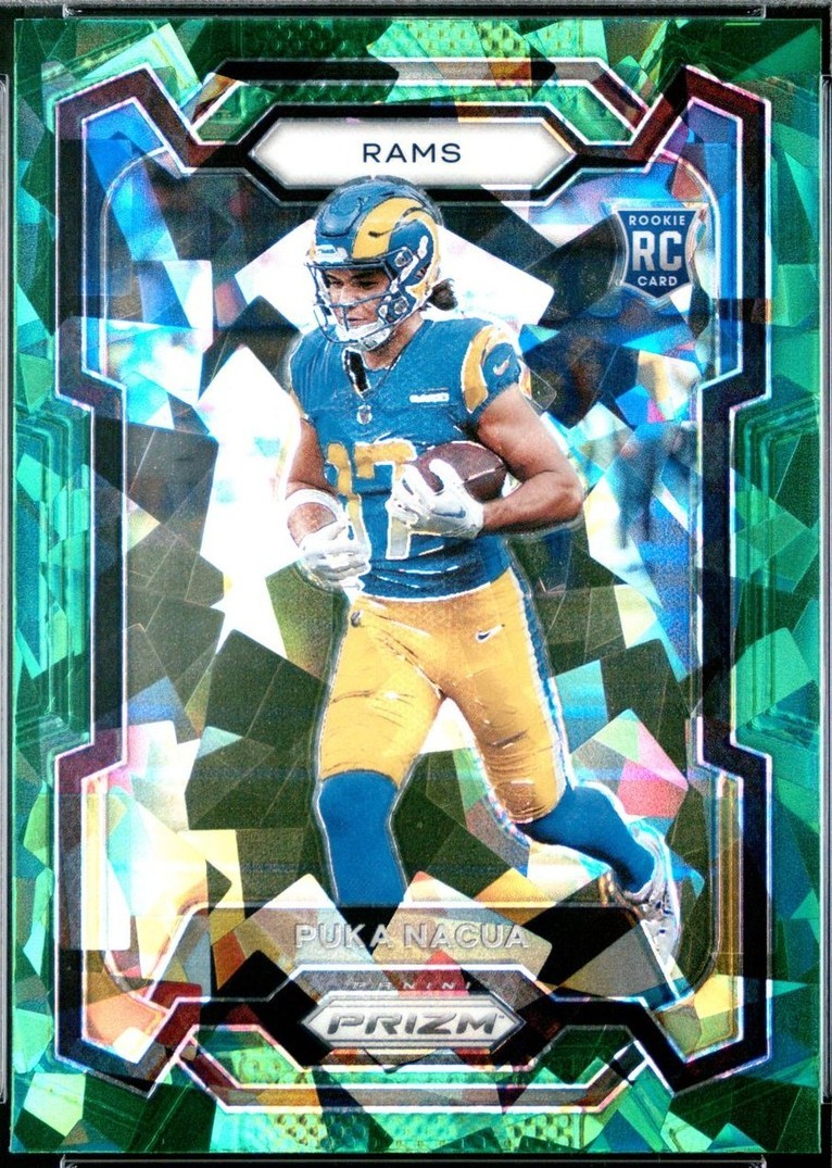 2023 Panini Prizm – Rookies Puka Nacua #357 Green Ice Prizm (RC)