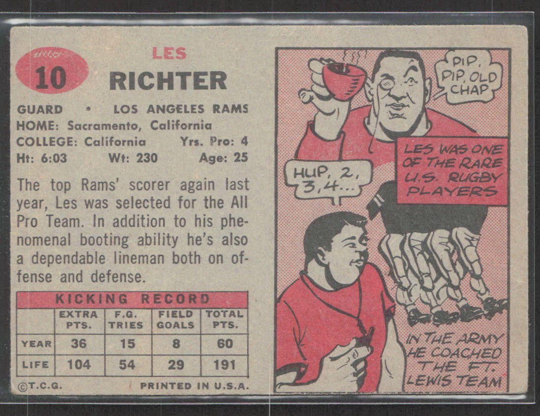 1957 Topps #10 Les Richter