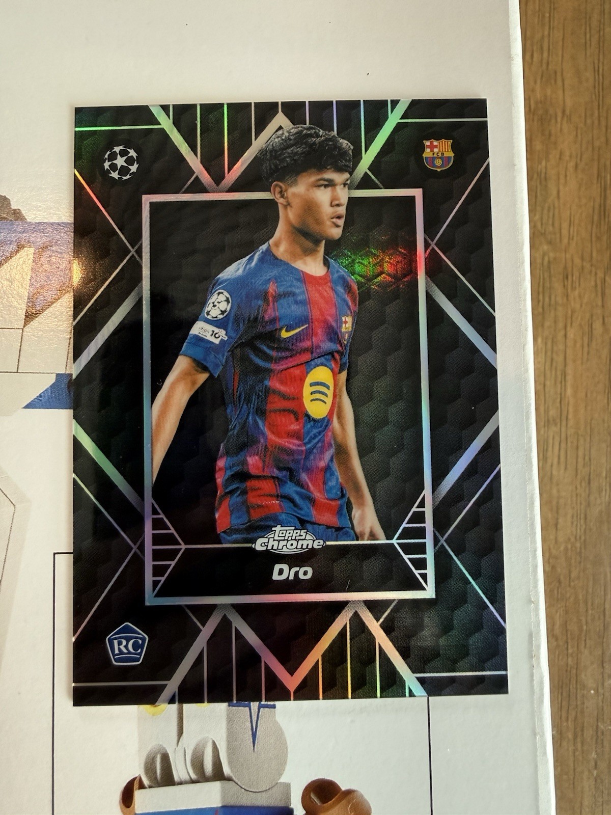 2025-26 Topps Chrome UCC Dro Shadow Etch #SE-12 Case Hit Barcelona RC