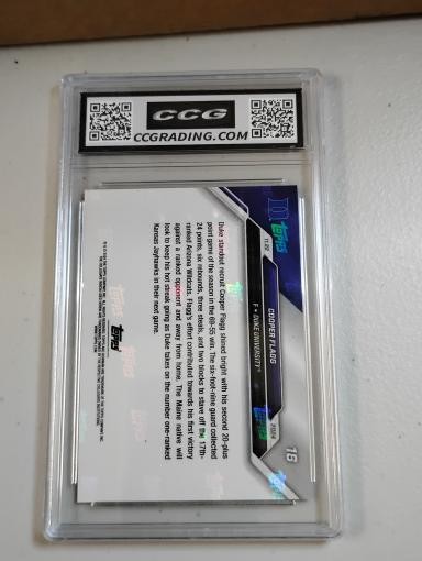 Cooper Flagg 2024 Bowman 2024-25 Bowman U Now CCG 10 Duke Blue Devils