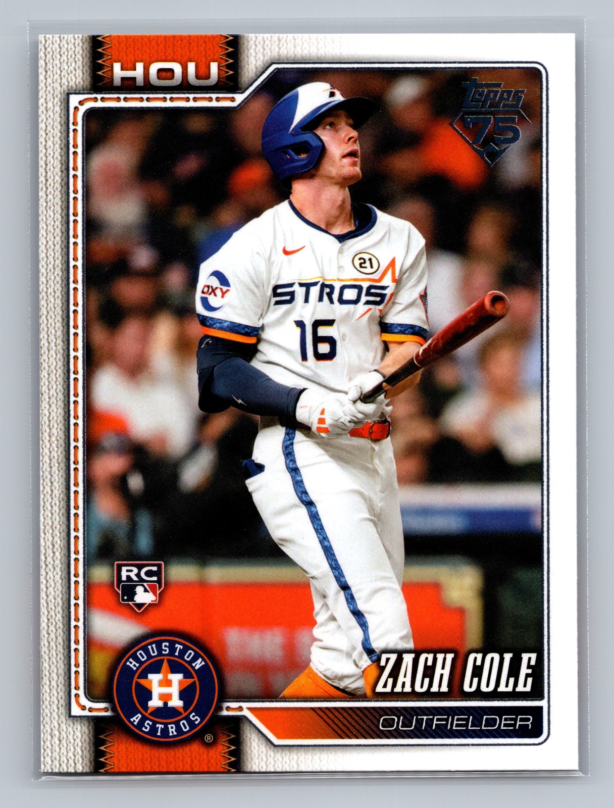 2026 Topps Series 2 ZACH COLE #601 RC Houston Astros