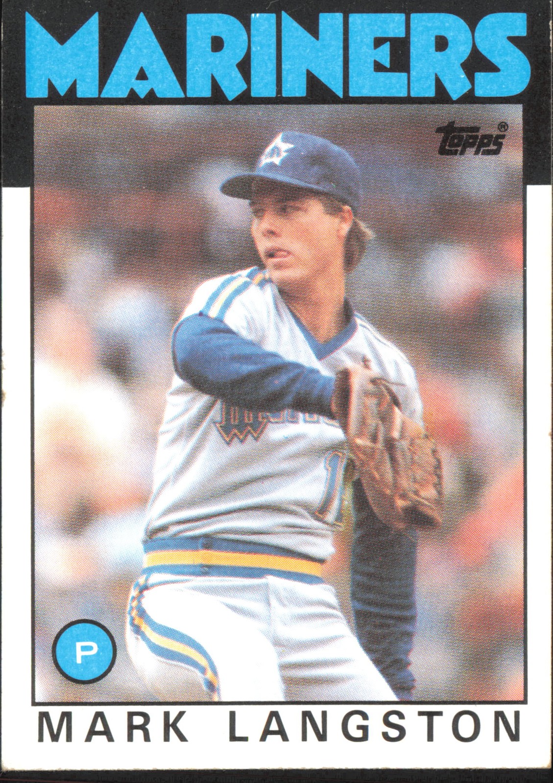 1986 Topps #495 Mark Langston