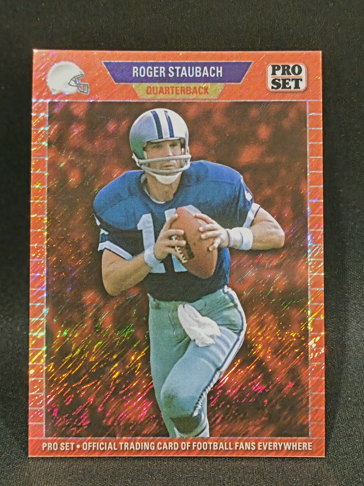 2024 Leaf Collective – Roger Staubach #89B-235 Red Shimmer 1/1