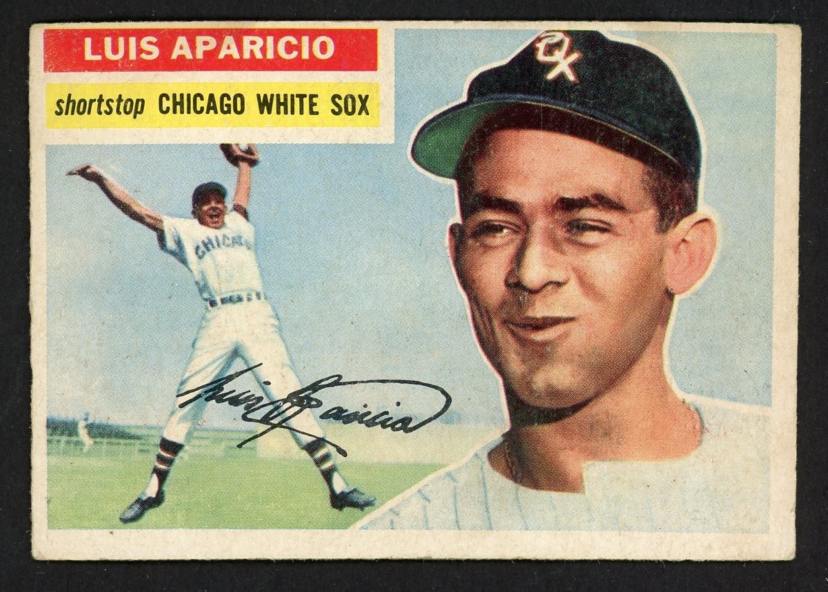 1956 Topps LUIS APARICIO ROOKIE Chicago White Sox #292 VG+ Condition!