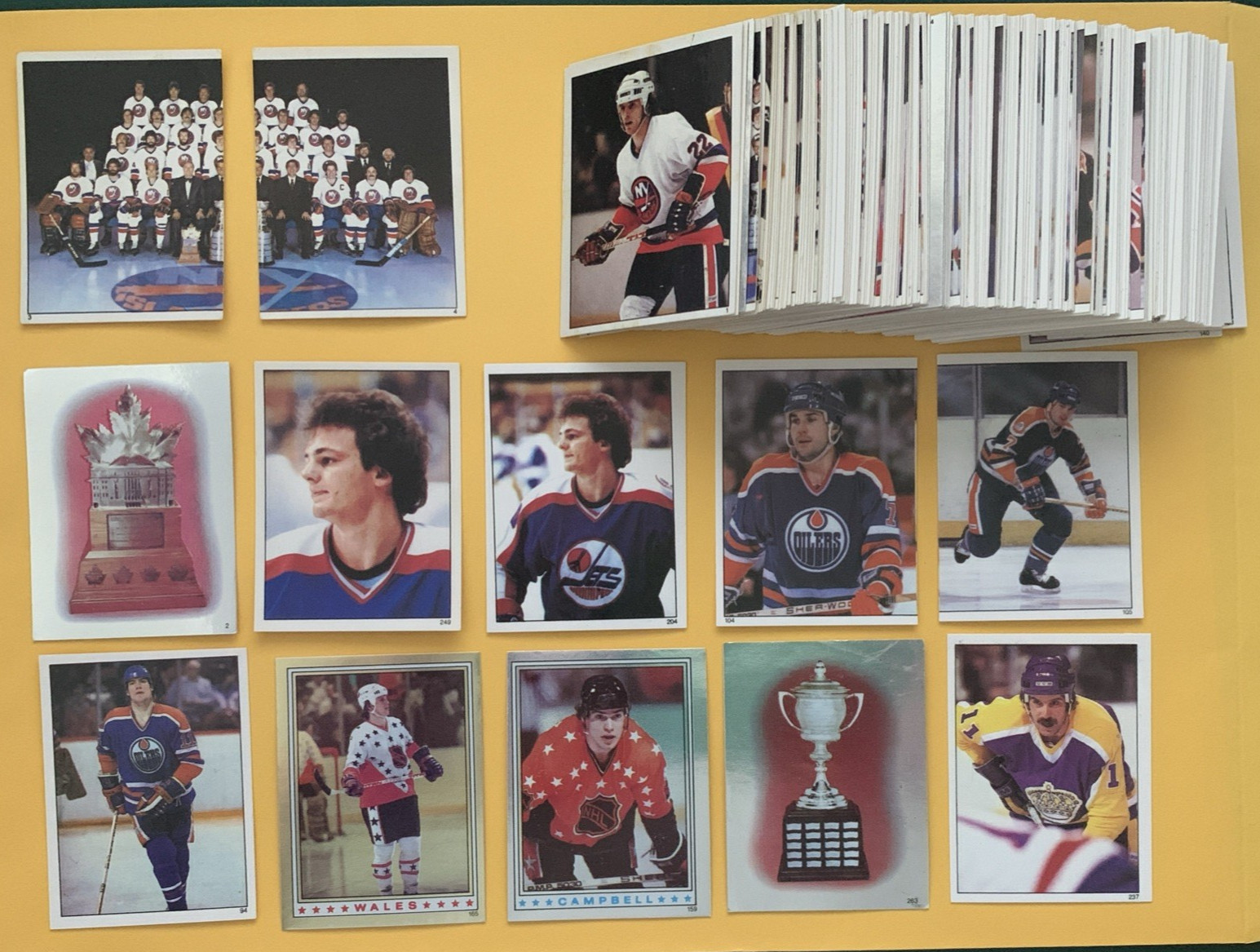 1982-83 O-Pee-Chee Stickers SET BREAK singles – rookies, stars, HOFers, commons
